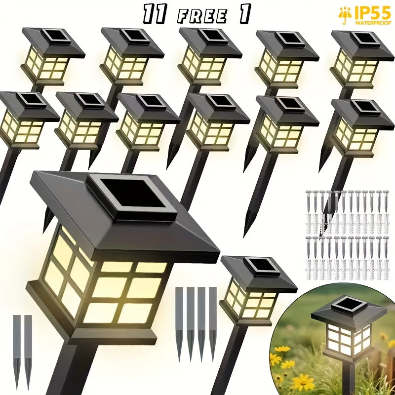 Online Planet PathLight™ – Solar LED Gartenlichter, automatische Außenbeleuchtung