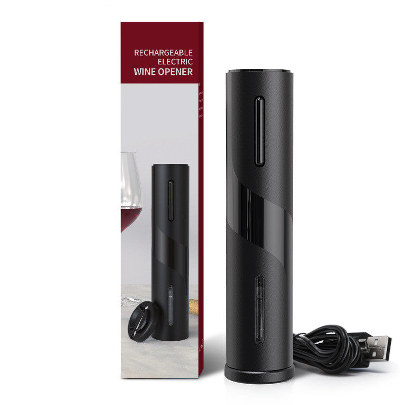 Online Planet WineOpener™ – Elektrischer Weinflaschenöffner, USB aufladbar mit LED-Licht