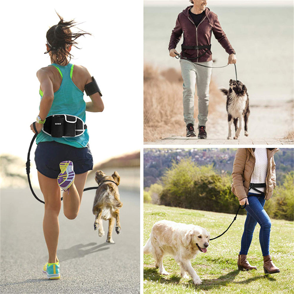 Online Planet PawRunner™ – Hunde-Jogging-Gürtel mit Leine & Taschen