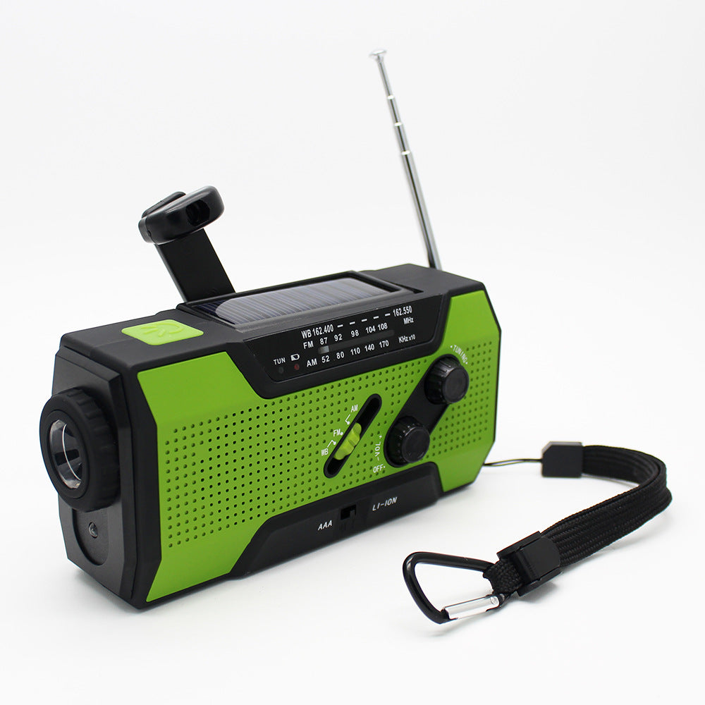 Online Planet SolarGuard™ – Solar-Kurbelradio mit Powerbank & LED
