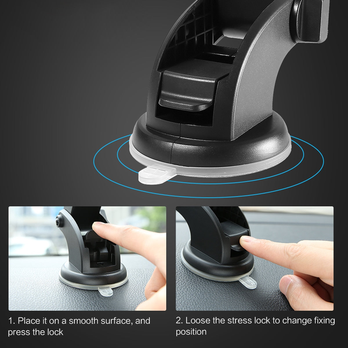 Online Planet PhoneGrip™ – Auto-Handyhalterung mit Teleskoparm & 360° Drehung