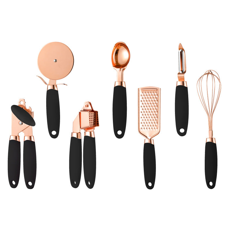 Online Planet KitchenPro™ – 7-teiliges Premium Küchenhelfer-Set aus Edelstahl