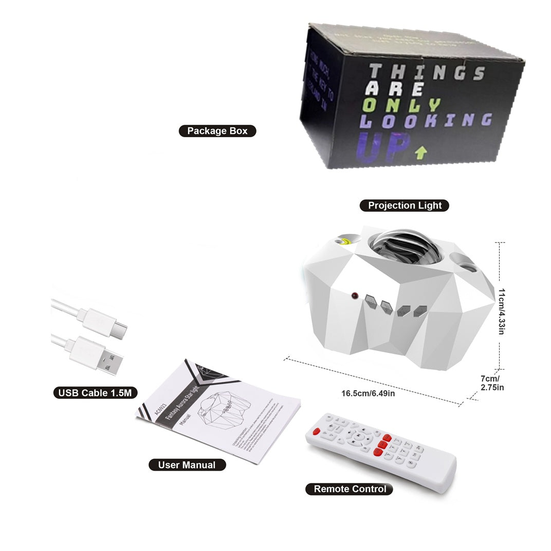 Online Planet OceanWave™ – LED Sternenhimmel-Projektor mit Bluetooth