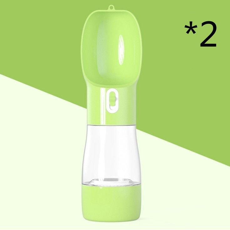 Online Planet PawBottle™ – 2-in-1 Hunde Trinkflasche für Wasser & Futter unterwegs