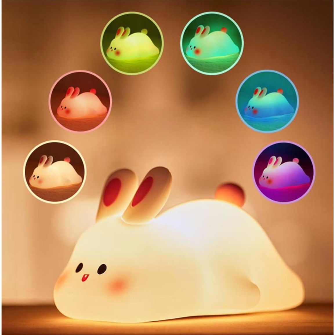 Online Planet BunnyLight™ – LED Nachtlicht Hase, kuschelweich & beruhigend