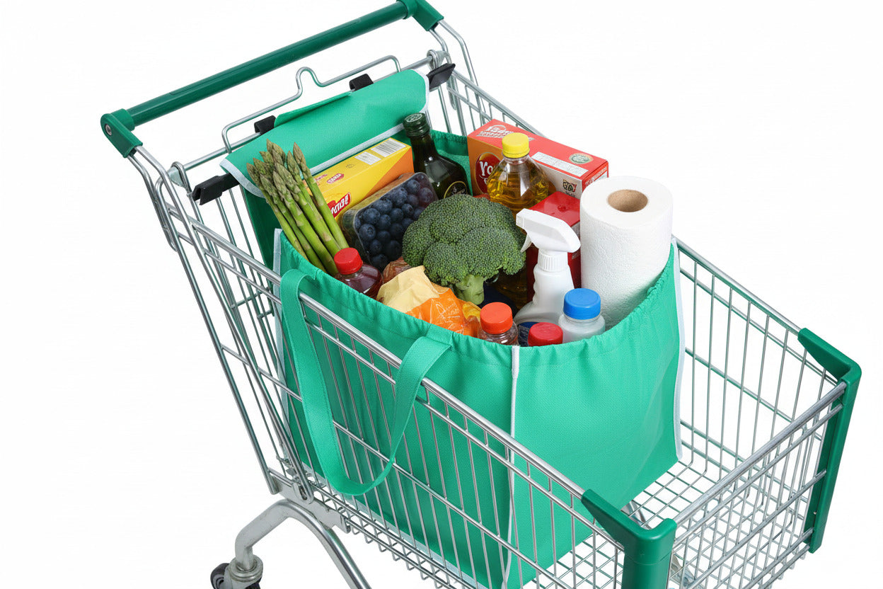 Online Planet EcoCart™ – Faltbare Einkaufstasche für Einkaufswagen