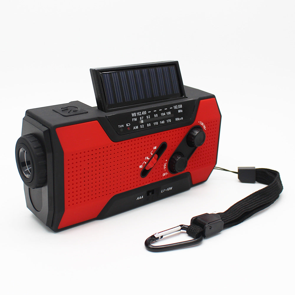 Online Planet SolarGuard™ – Solar-Kurbelradio mit Powerbank & LED