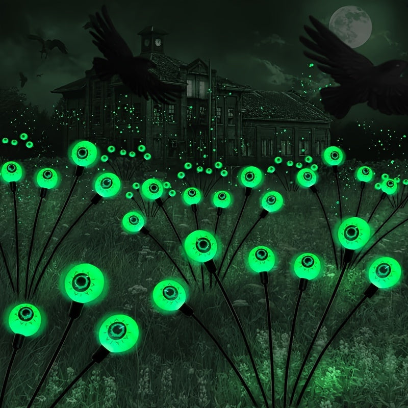 Online Planet SpookyGlow™ – Solar LED Garten-Augenlichter für Halloween & Partys