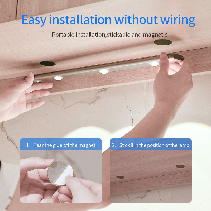 Online Planet MotionLight™ – LED Schrankleuchte mit Bewegungssensor & USB-Ladung