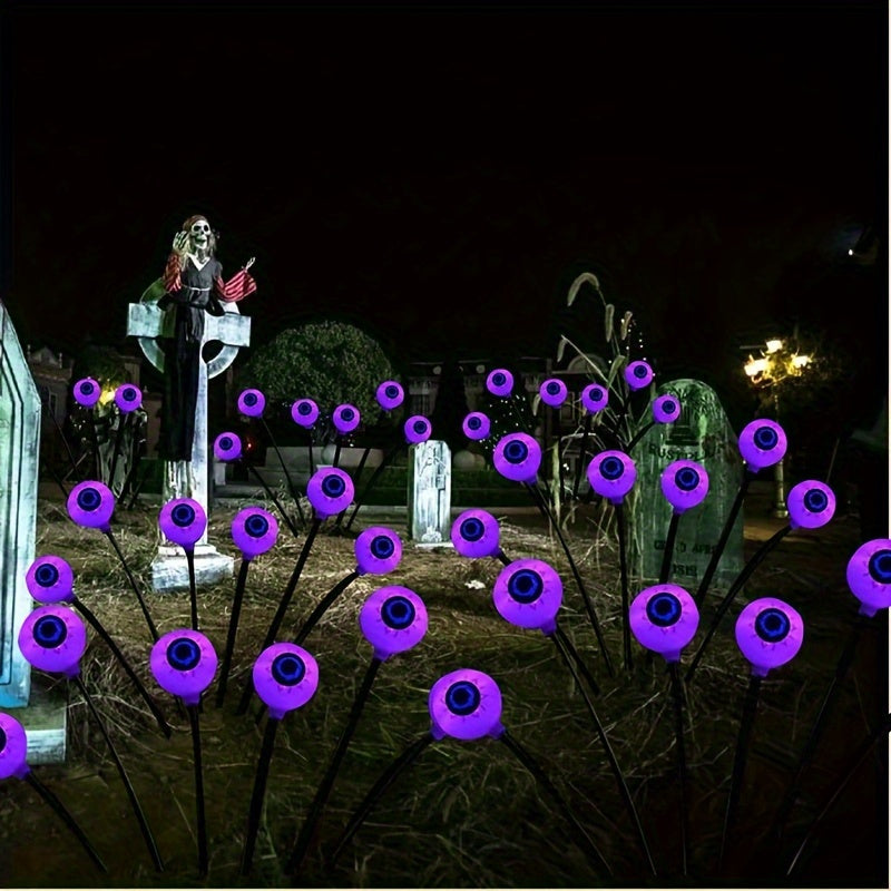 Online Planet SpookyGlow™ – Solar LED Garten-Augenlichter für Halloween & Partys