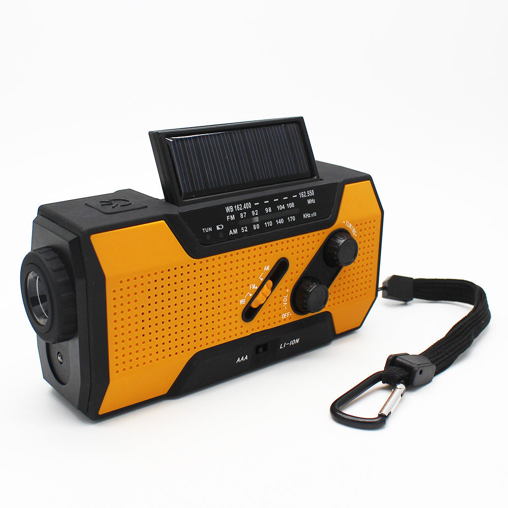 Online Planet SolarGuard™ – Solar-Kurbelradio mit Powerbank & LED