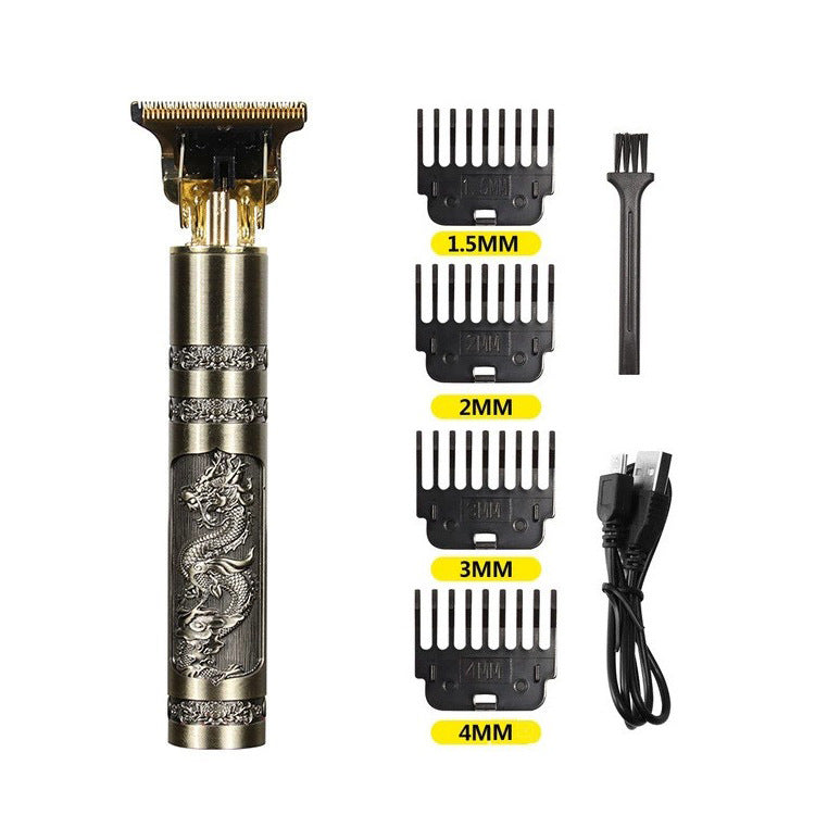 Online Planet Precision™ – Kabelloser Premium Metall Trimmer für exakte Konturen & Fade Cuts