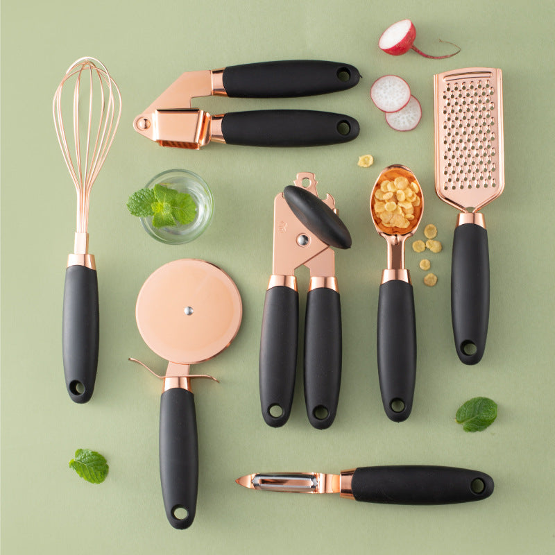 Online Planet KitchenPro™ – 7-teiliges Premium Küchenhelfer-Set aus Edelstahl
