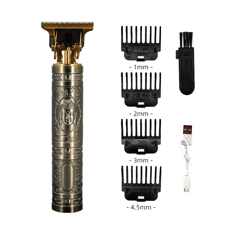 Online Planet Precision™ – Kabelloser Premium Metall Trimmer für exakte Konturen & Fade Cuts