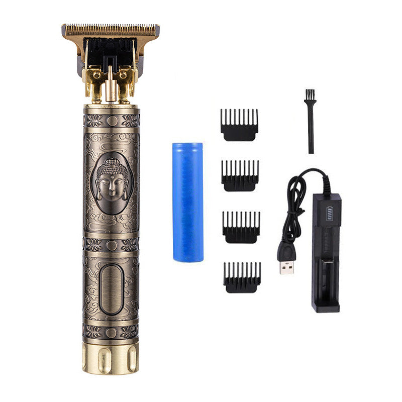 Online Planet Precision™ – Kabelloser Premium Metall Trimmer für exakte Konturen & Fade Cuts