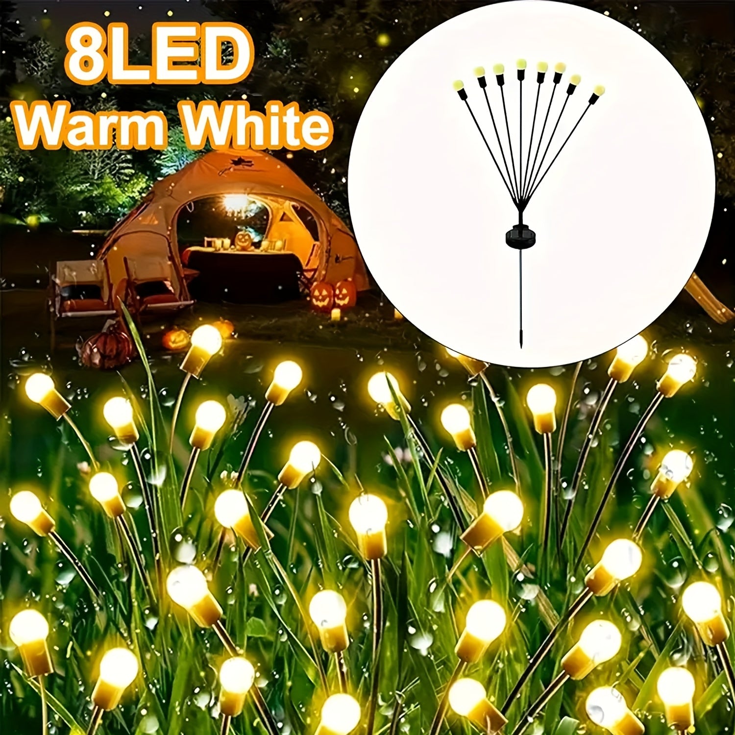 Online Planet GardenGlow™ – Solar LED Gartenlichter, flexibel formbar
