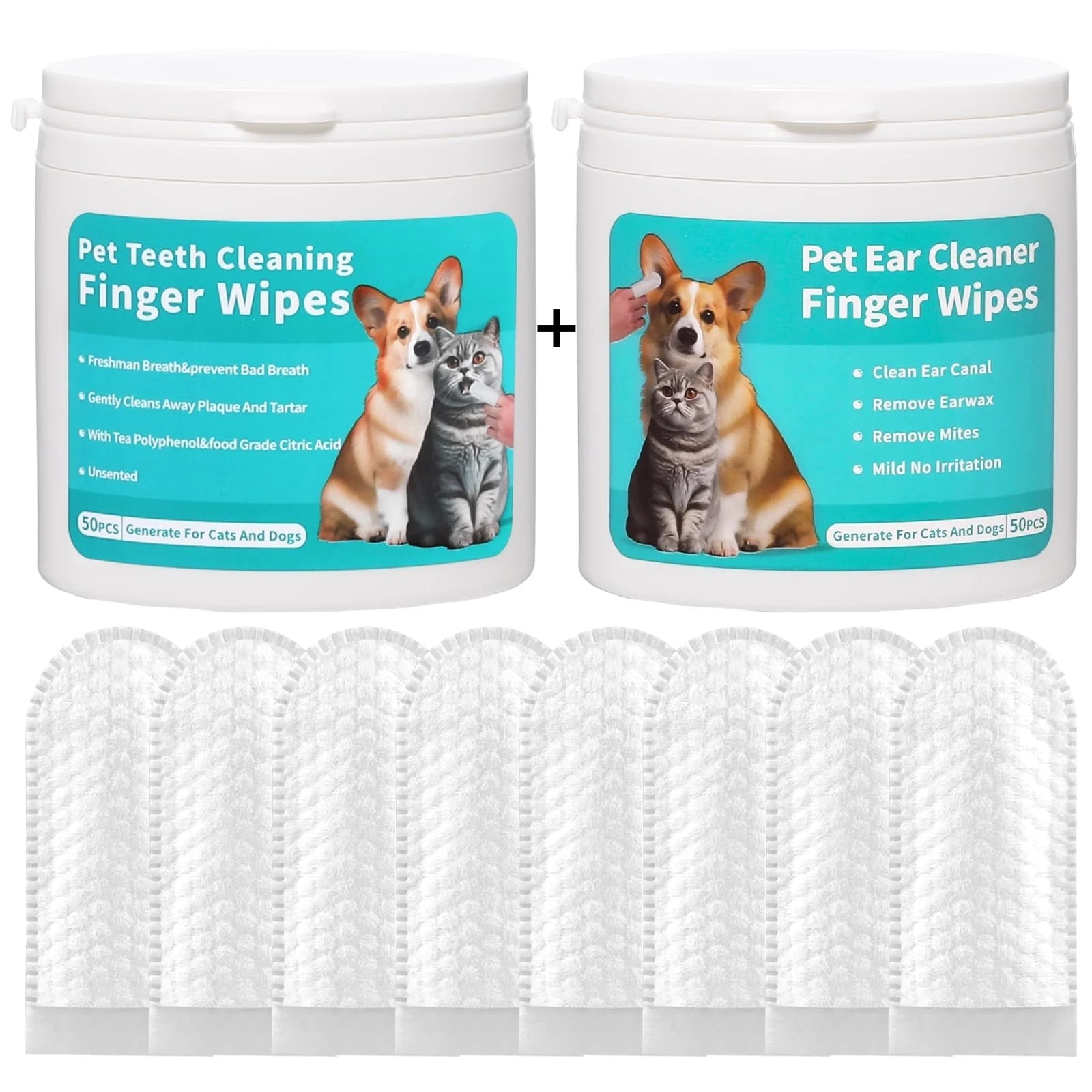 Online Planet PetClean™ – Reinigungstücher für Ohren & Zähne von Hund & Katze
