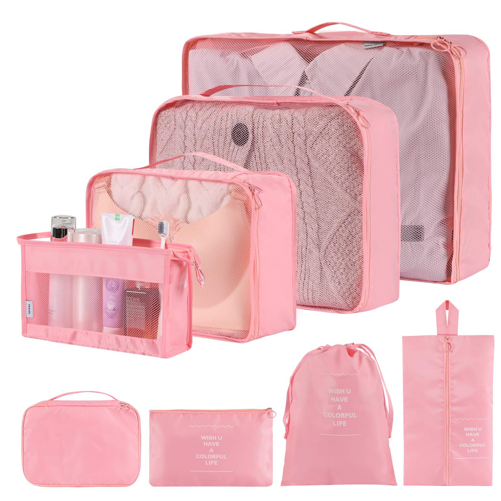 Online Planet TravelPack™ – Reise-Organizer Set (8-10 Taschen)