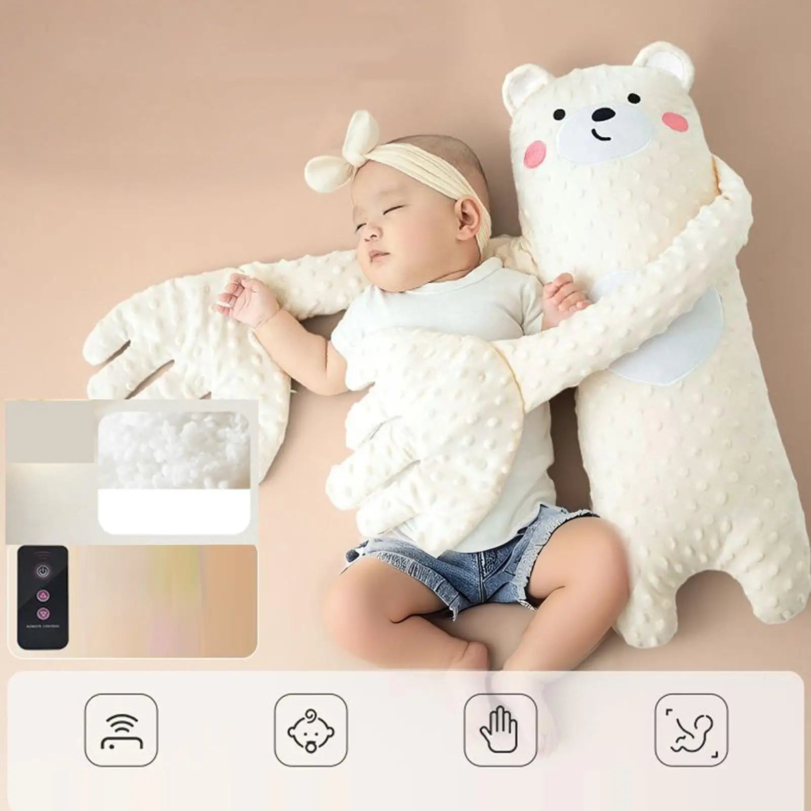 Online Planet SleepPat™ – Automatisches Baby-Einschlafkissen mit Fernbedienung