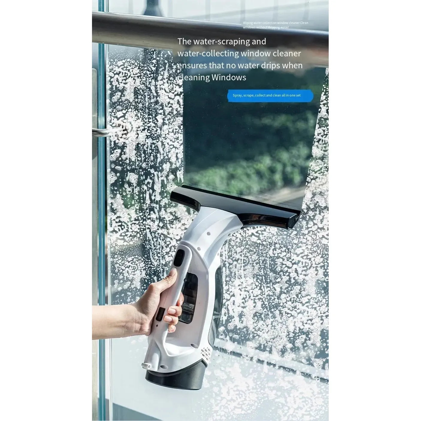Online Planet ClearView™ – Kabelloser Fensterreiniger für streifenfreie Fenster