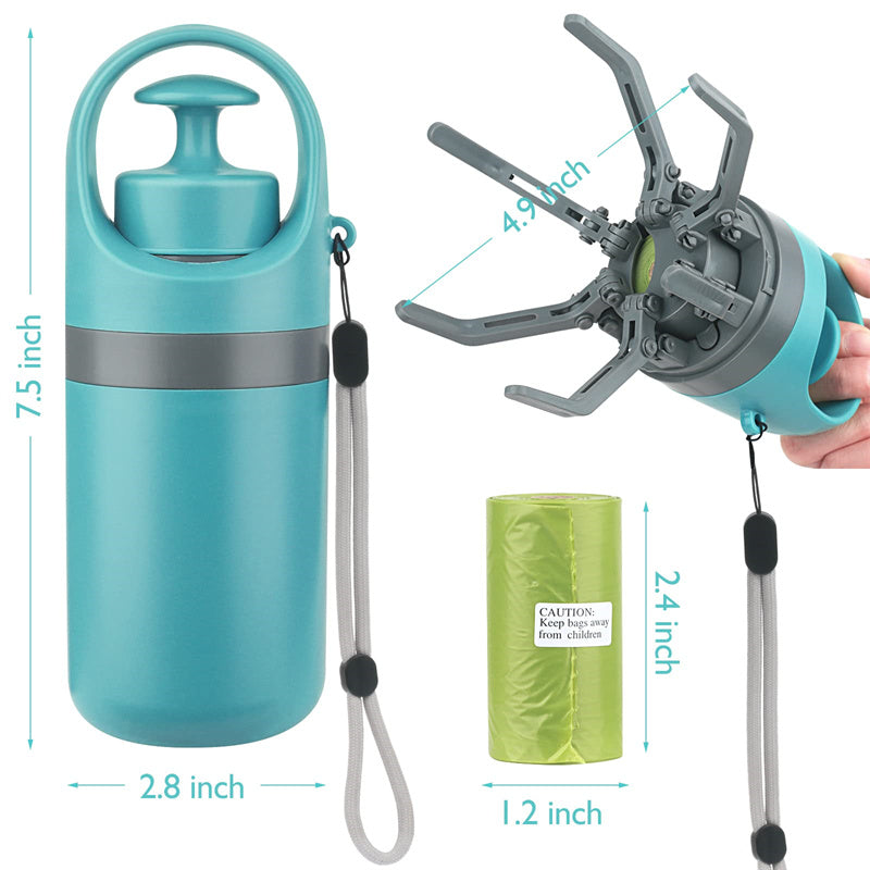 Online Planet PawClean™ – Tragbarer Hundekot-Sammler mit integriertem Beutelspender