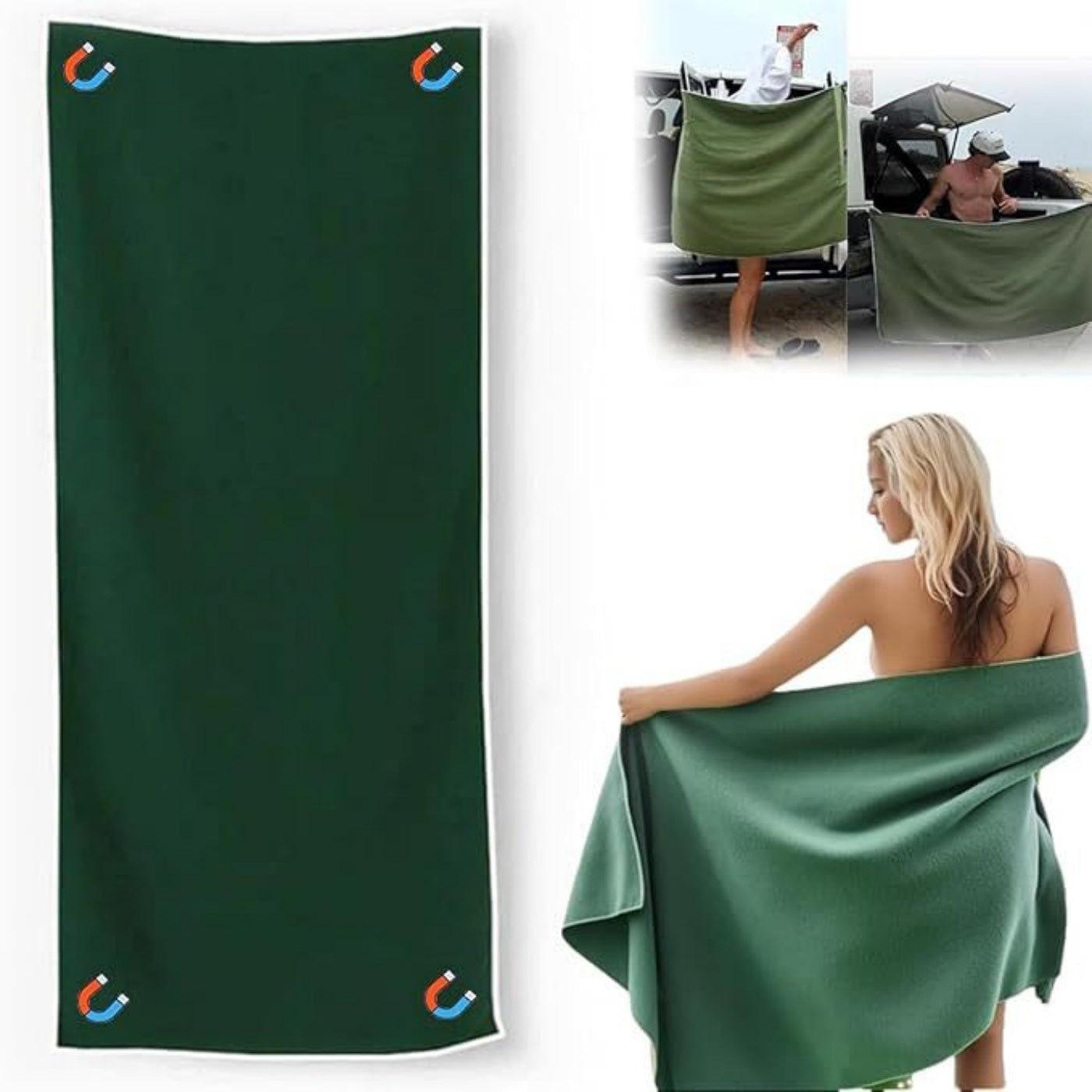 Online Planet MagTowel™ – 🔥Magnetisches Strandtuch mit Befestigung🔥