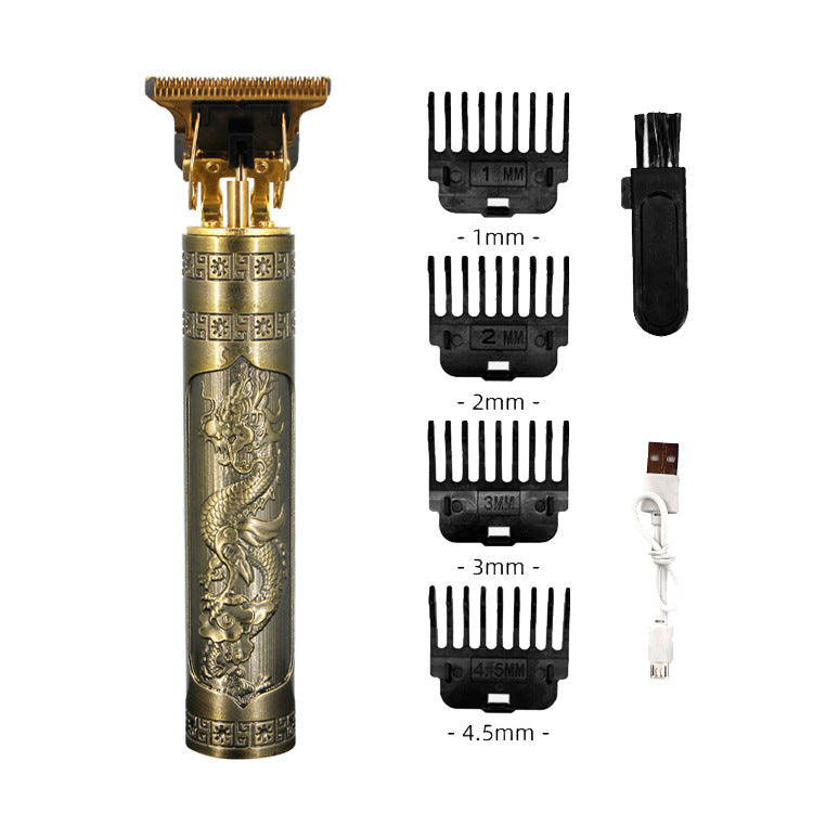 Online Planet Precision™ – Kabelloser Premium Metall Trimmer für exakte Konturen & Fade Cuts